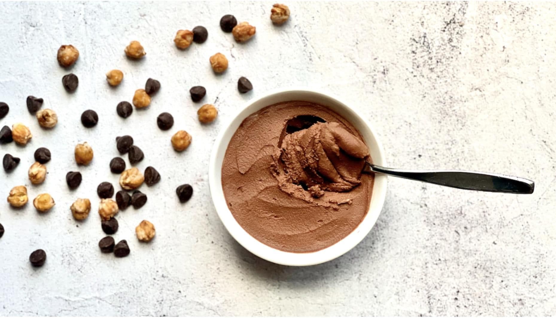 Chickpea Chocolate Protein Mousse