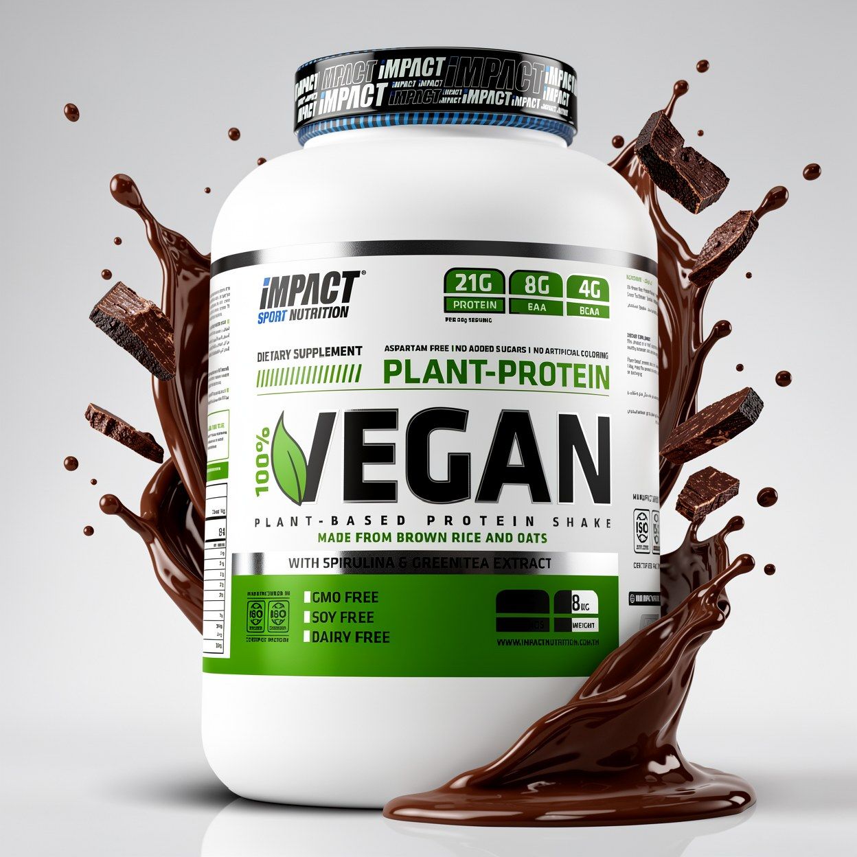 Plant-Protein 100% Vegan - 1.8kg / Intense Cacao
