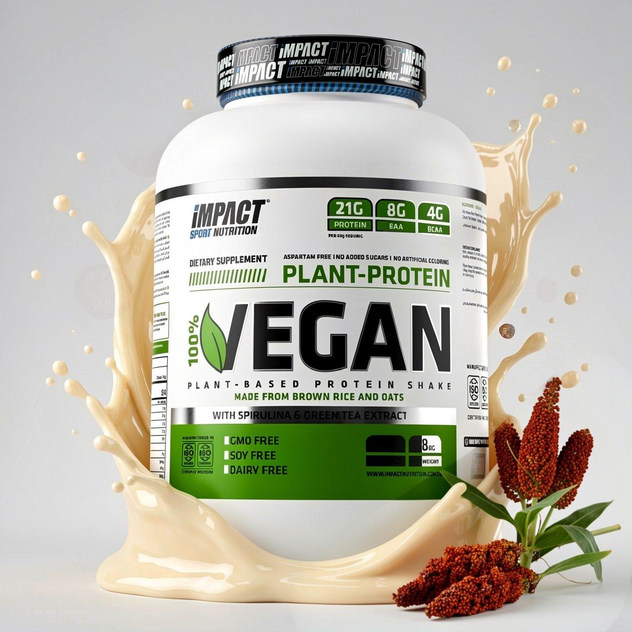 Plant-Protein 100% Vegan - 1.8kg / Sorghum