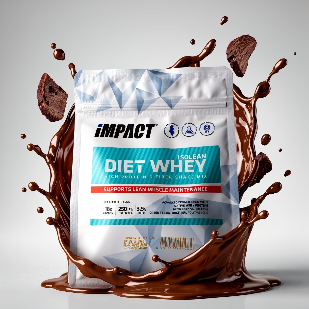 Isolean Diet Whey - 500g - chocolate-smooth
