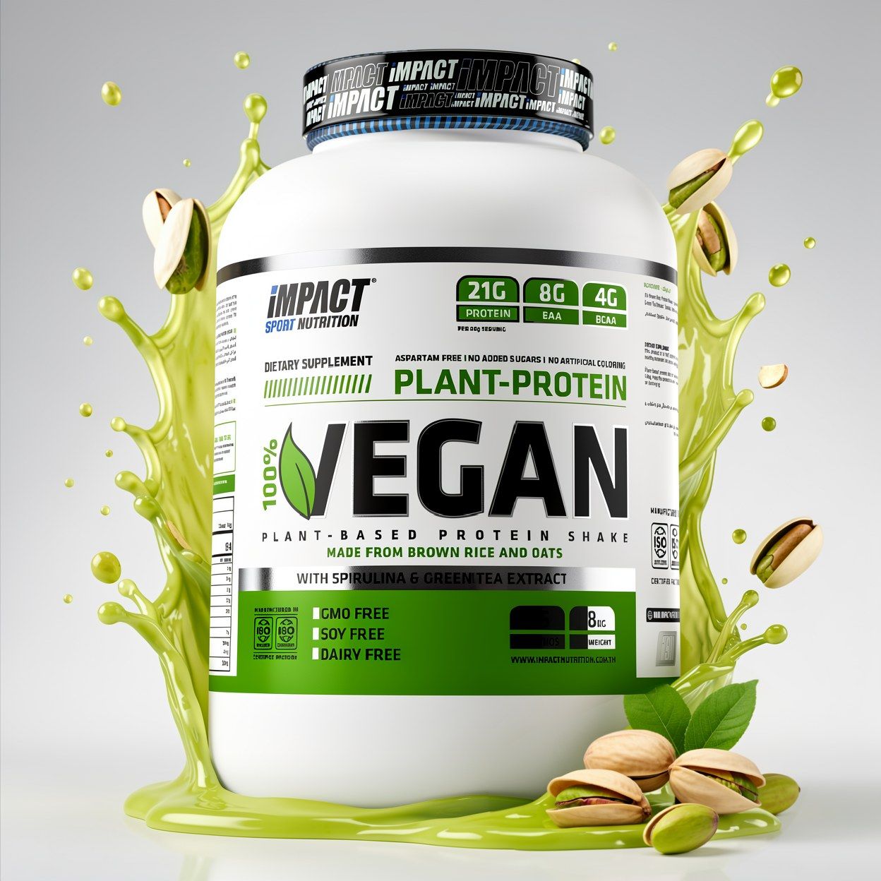 Plant-Protein 100% Vegan - 1.8kg / Pistachio