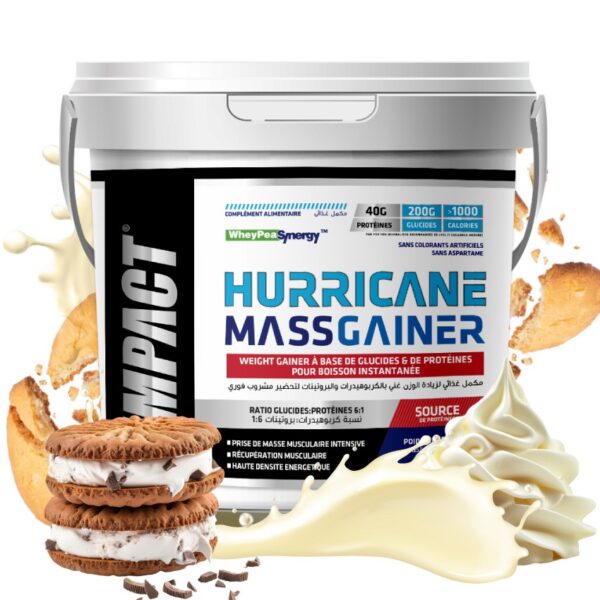 Hurricane Mass Gainer Cookies 7kg - Prise de masse musculaire